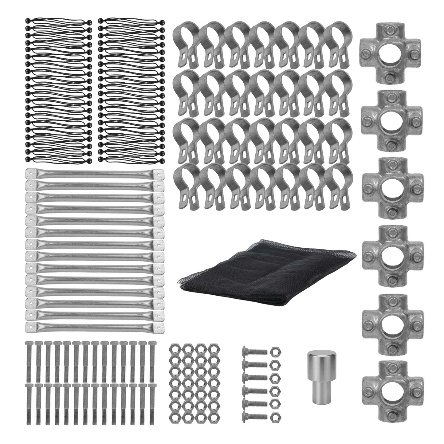 DIY Freestanding Shade Cloth and Steel Frame Kit