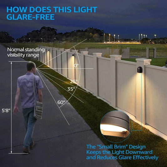 DLA04 12-Pack 5W Low Voltage LED Outdoor Fence Deck Down Lights Package, 12V LED Step Patio Landscape Lights - Tampa soil911.com