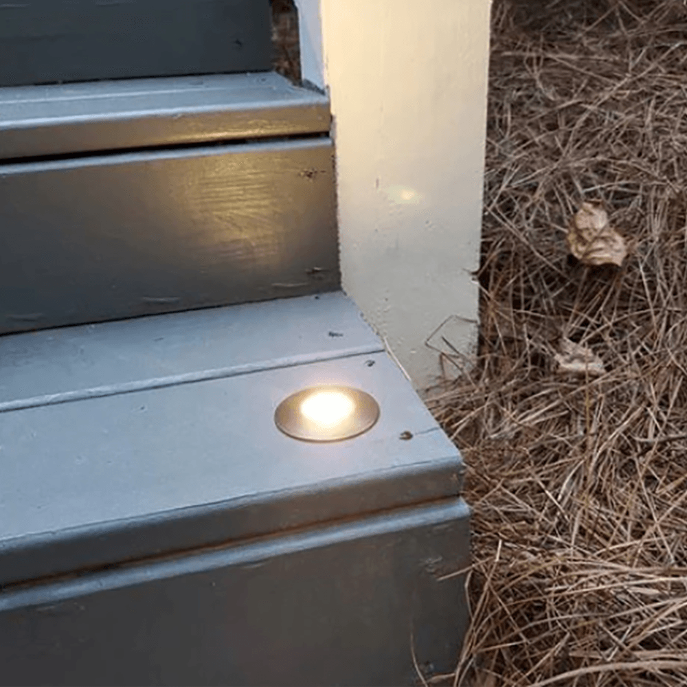 DMB52 1.5W Low Voltage LED Landscape In-ground Brass Waterproof Well Lights Fixture - Tampa soil911.com