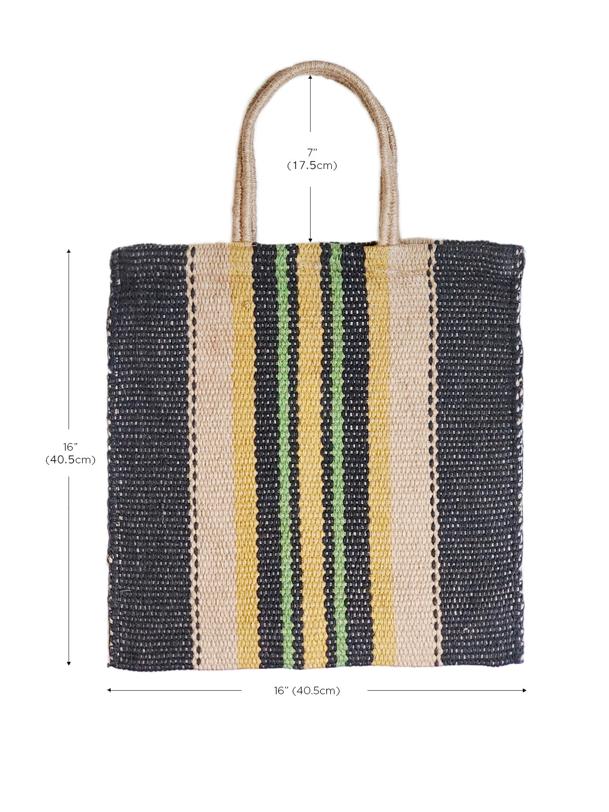 Sac fourre-tout en jute Dora - Multi Navy