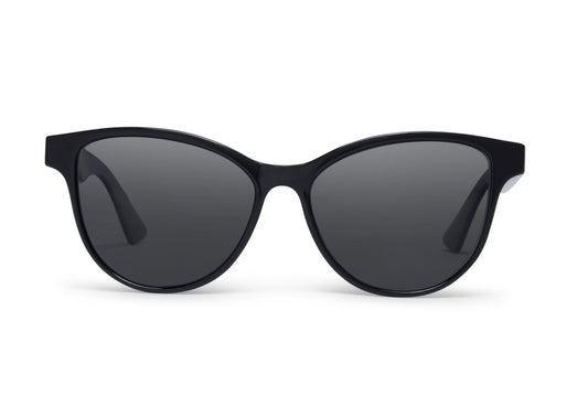 Mia Gloss Black sunglasses by Skeleton Optics with black glossy frame and dark lenses on Tampa Home & Garden Store