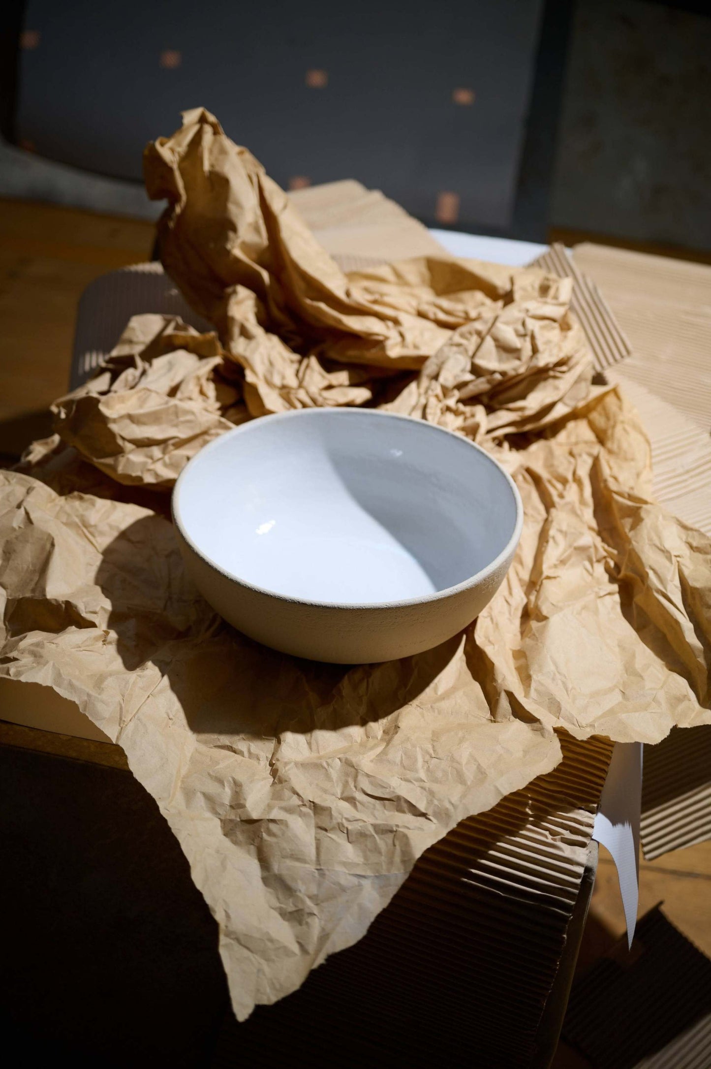 Artisan Stoneware Fruit Bowl and Centerpiece