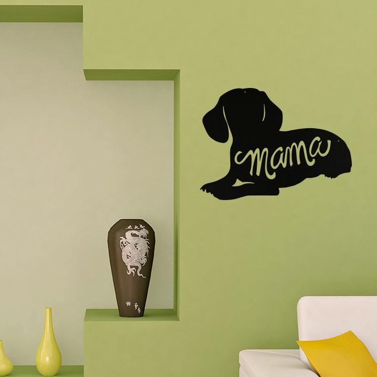 Dachshund Mama Silhouette - Metal Wall Art/Décor - Tampa Home & Garden Store