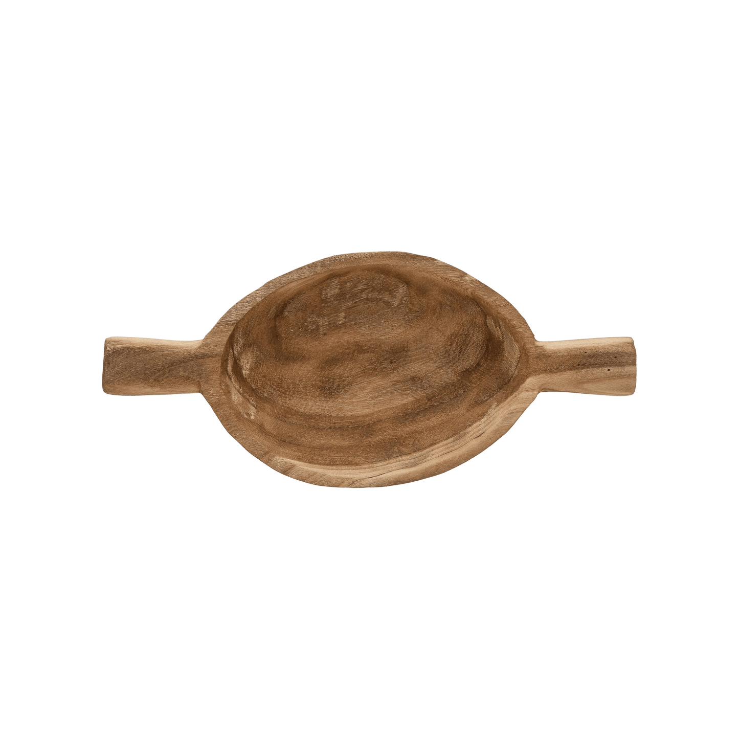 Decorative Paulownia Wood Tray with Handles - Tampa Home & Garden Store