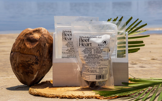 Dehydrated Beef Heart – Raw Instincts | Nutritious Treat for Cats & Dogs - Tampa Home & Garden Store
