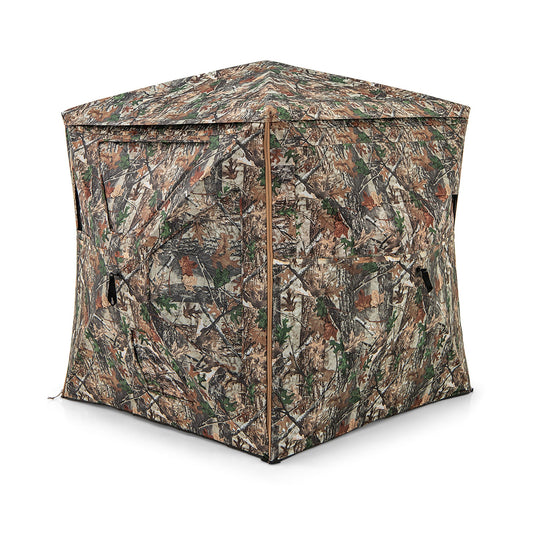 GemGear 5-in-1 detachable hunting blind for 2-3 people with skylight camo pattern on Tampa Home & Garden Store