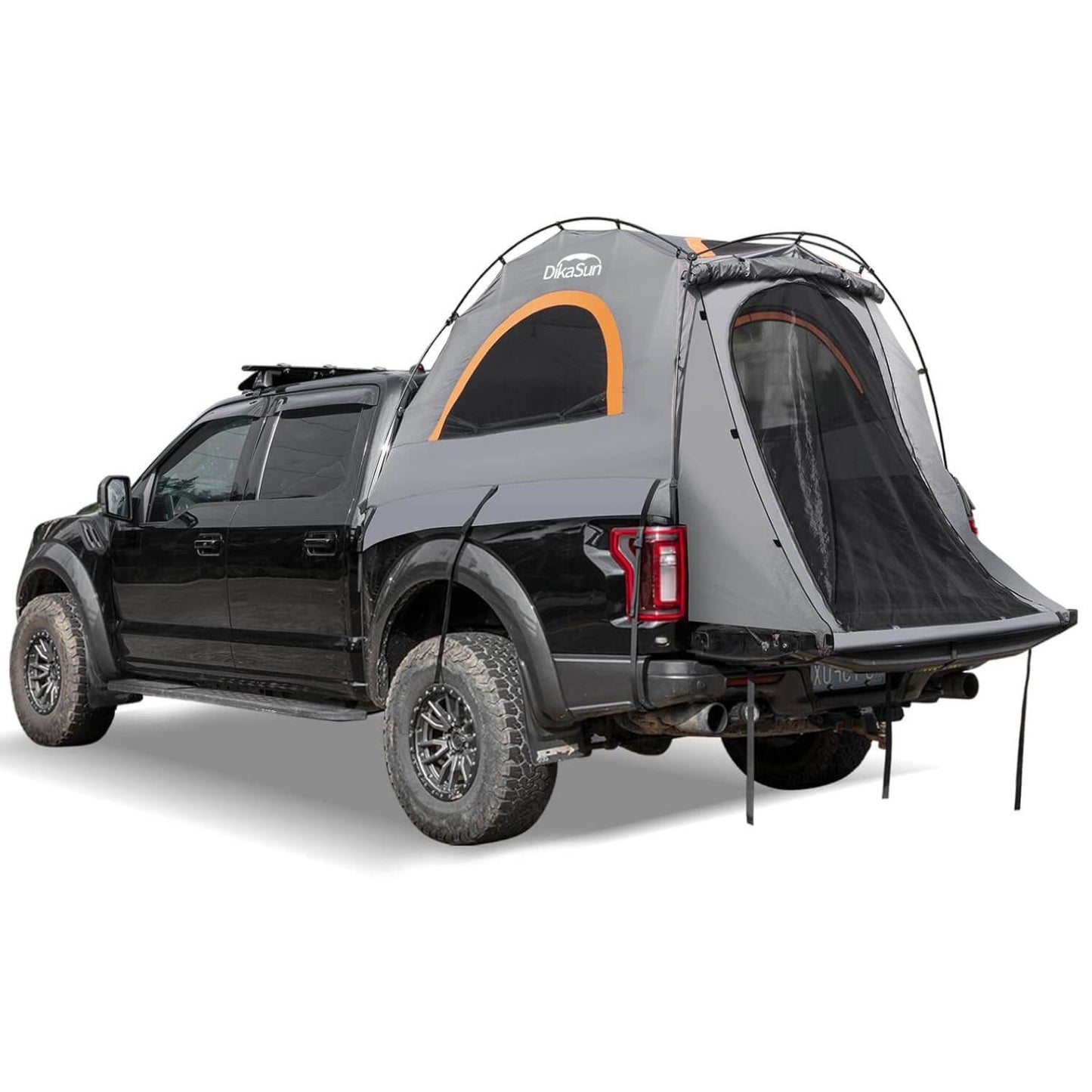 5.5-6.7ft Easy Setup Pickup Truck Bed Tent by Dikasun Outdoor, green trim on pickup on Tampa Home & Garden Store