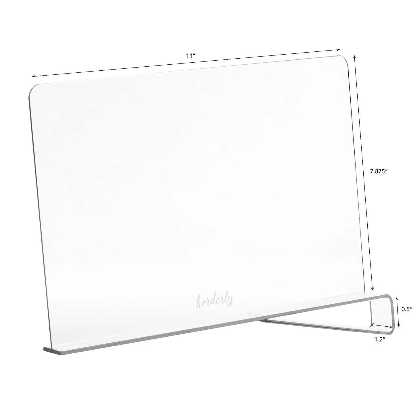Clear acrylic shelf dividers by Horderly for closet organizers on Tampa Home & Garden Store