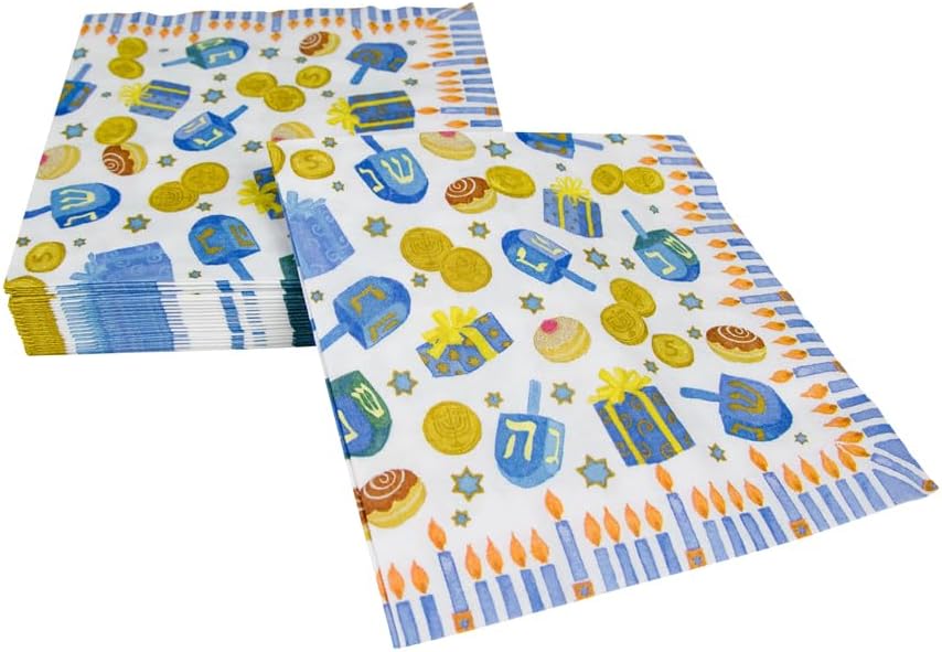 Dreidel, Dreidel, Dreidel Napkin Lunch - Tampa Home & Garden Store