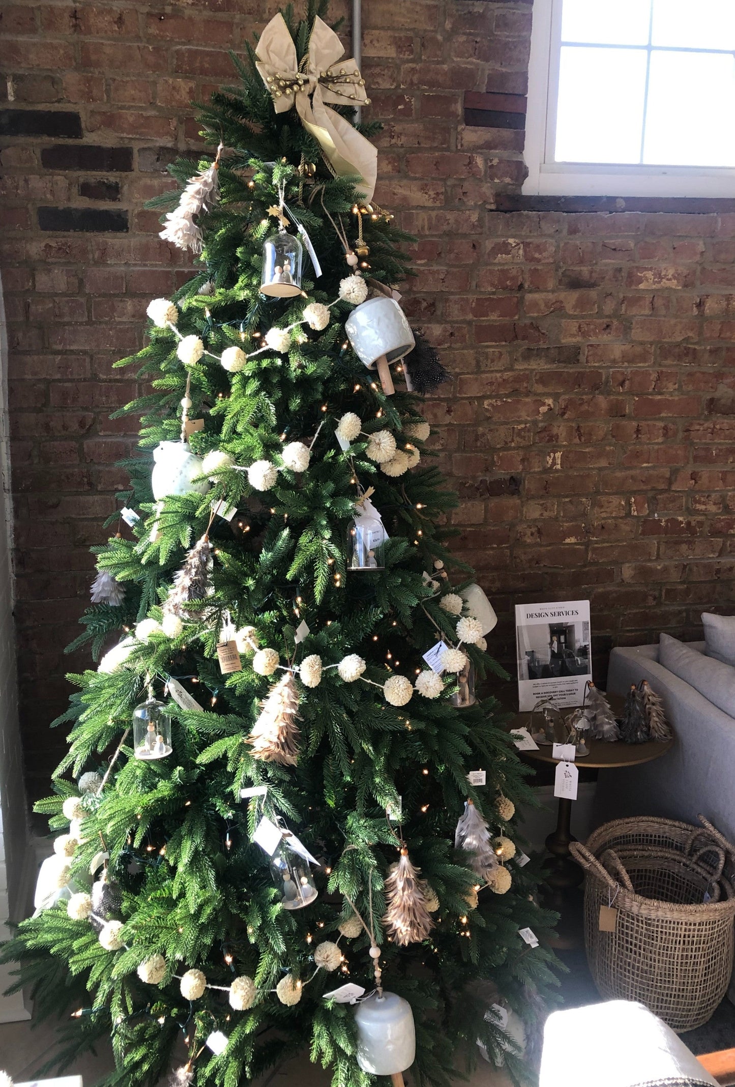 Dried Natural Spinny Flower Garland - Tampa Home & Garden Store