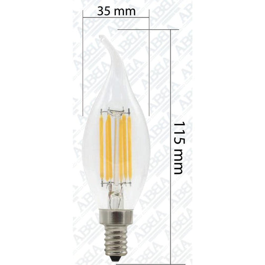 E12 3W LED Filament Candelabra Outdoor Bulbs Dimmable Energy Saving Light Bulb - Tampa soil911.com