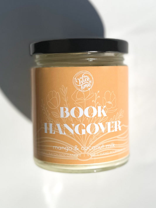 Book Hangover Candle 9 OZ - Tampa Home & Garden Store