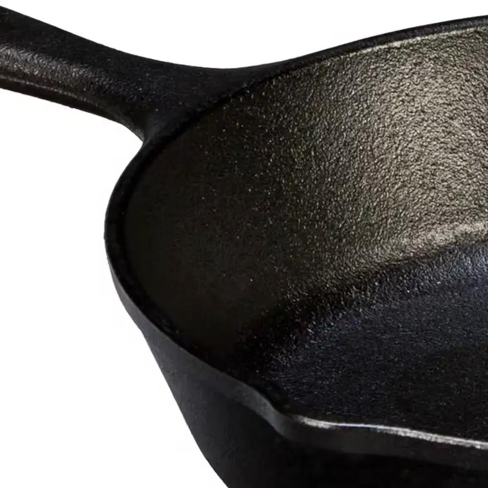 8-inch Pre-Seasoned Cast Iron Skillet Frying Pan with Pour Spouts Made in USA - Tampa Home & Garden Store