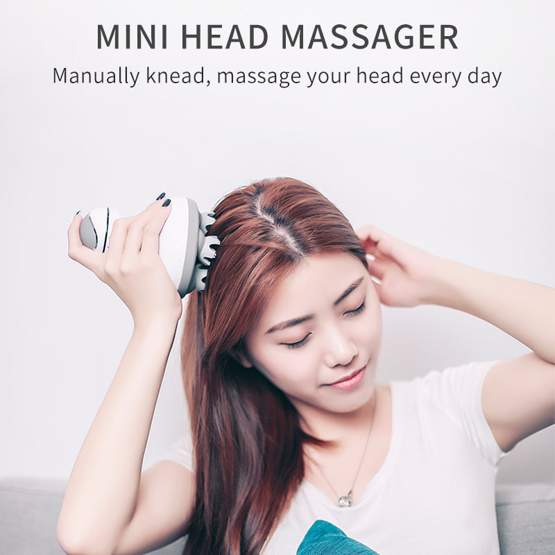 Head massager rechargeable head massager electric 3D scalp massager multifunctional head physiotherapy instrument - Tampa Home & Garden Store