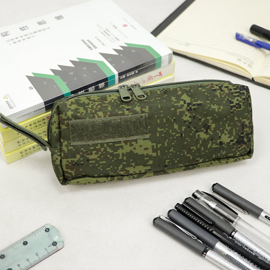 Cold War-era large-capacity tactical storage bag β versatile MOLLE-compatible pouch for students/stationery or tactical use.