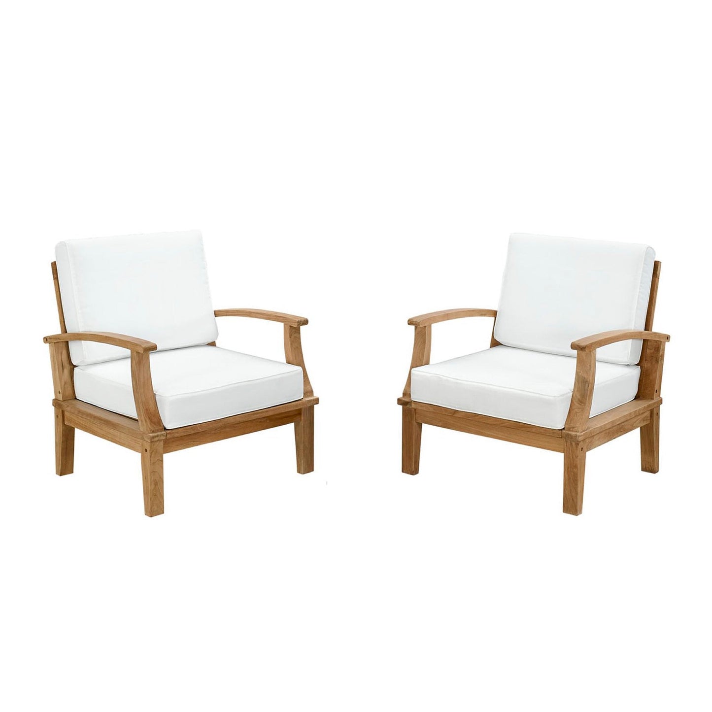 Marina Two Piece Outdoor Patio Teak and a Chair