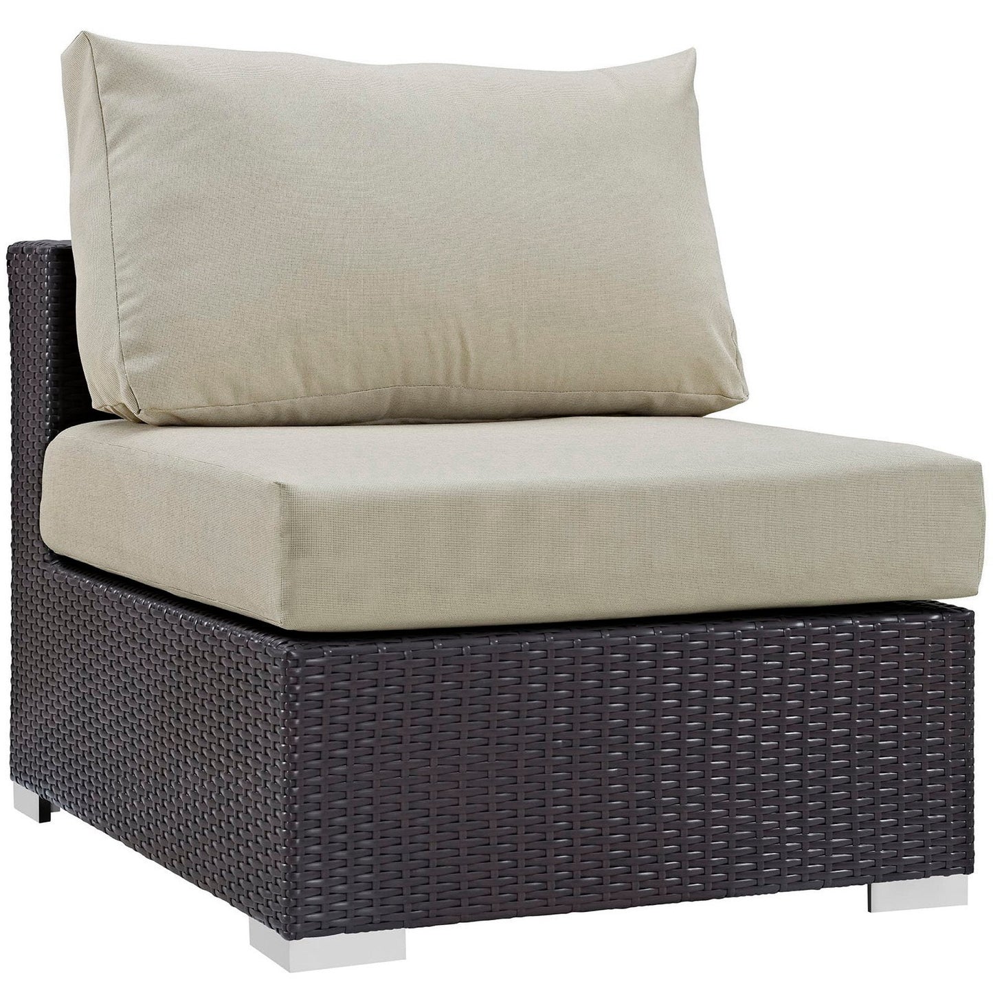 Modway Convene Outdoor Patio Armless Chair