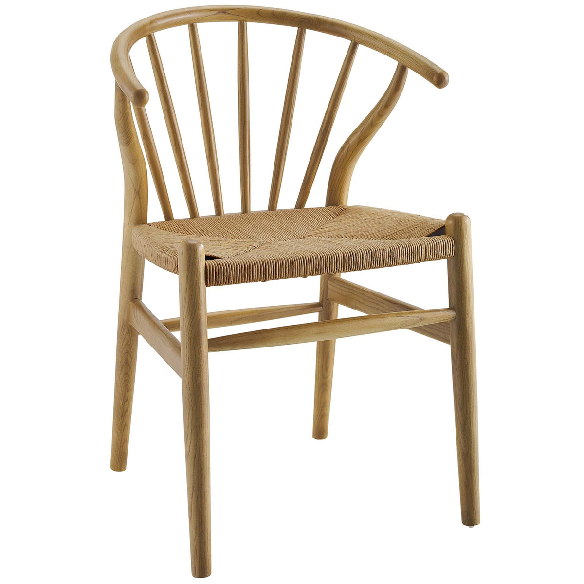 Flourish Spindle Wood Dining Side Chair natural wood finish with woven seat by Modway on Tampa Home & Garden Store