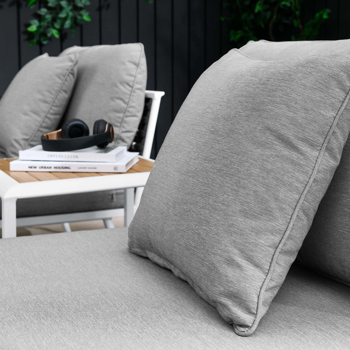 Stance 3 Piece Outdoor Patio Aluminum Set by Modway gray fabric sofa sectional with aluminum frame on Tampa Home & Garden Store