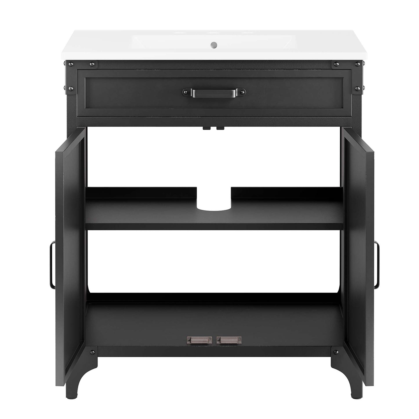 Modway Steamforge 30 Inch Bathroom Vanity Cabinet