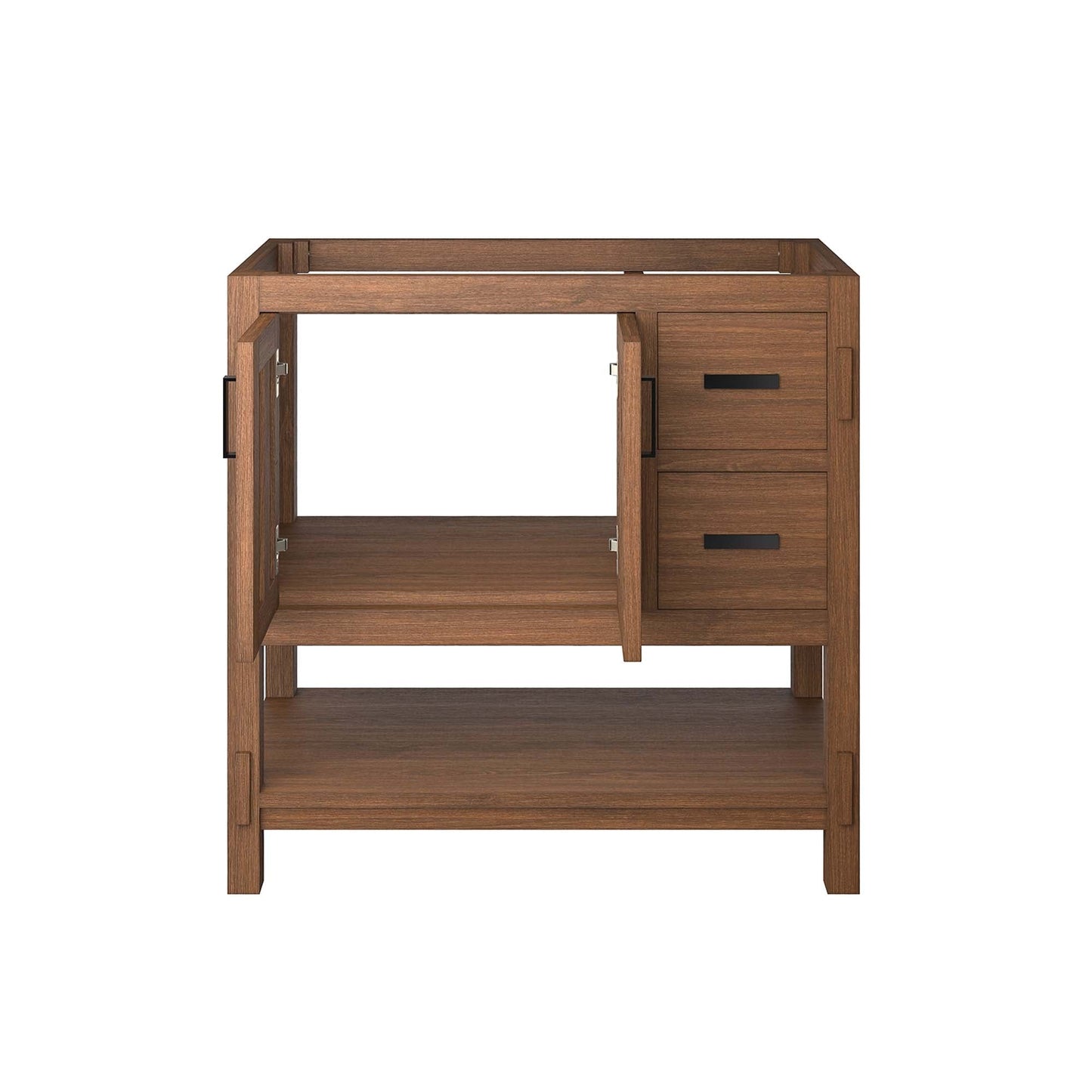 Modway Ashlyn Wood Bathroom Vanity and Cabinet