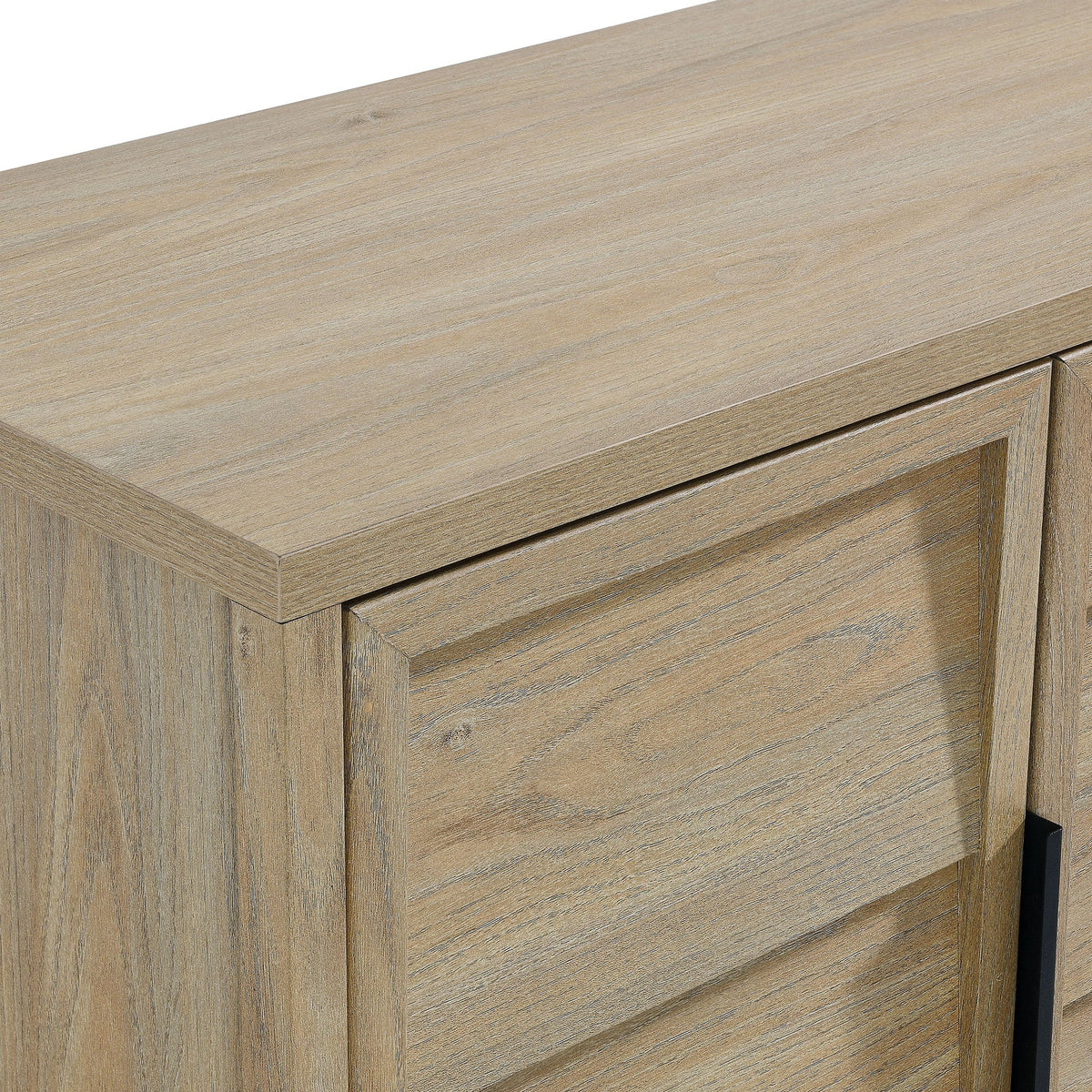 Sinya 4-Door Sideboard by Modway in light oak finish; buffet cabinet with visible grain on Tampa Home & Garden Store