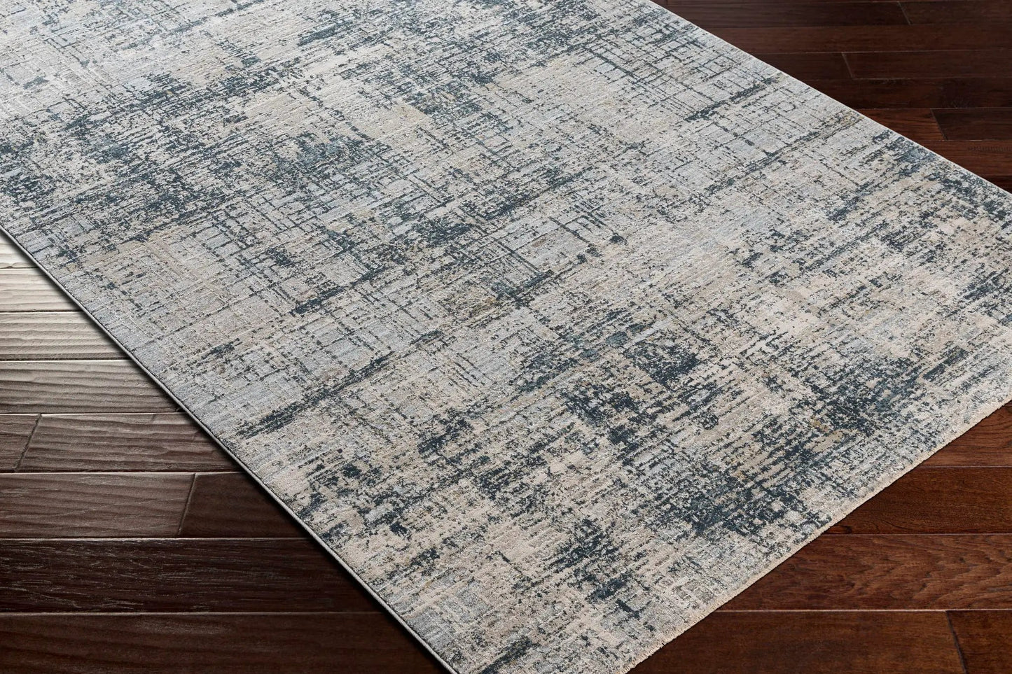 Eltham Thick Luxe Rug Olive color by Boutique Rugs, textured distressed pattern on Tampa Home & Garden Store