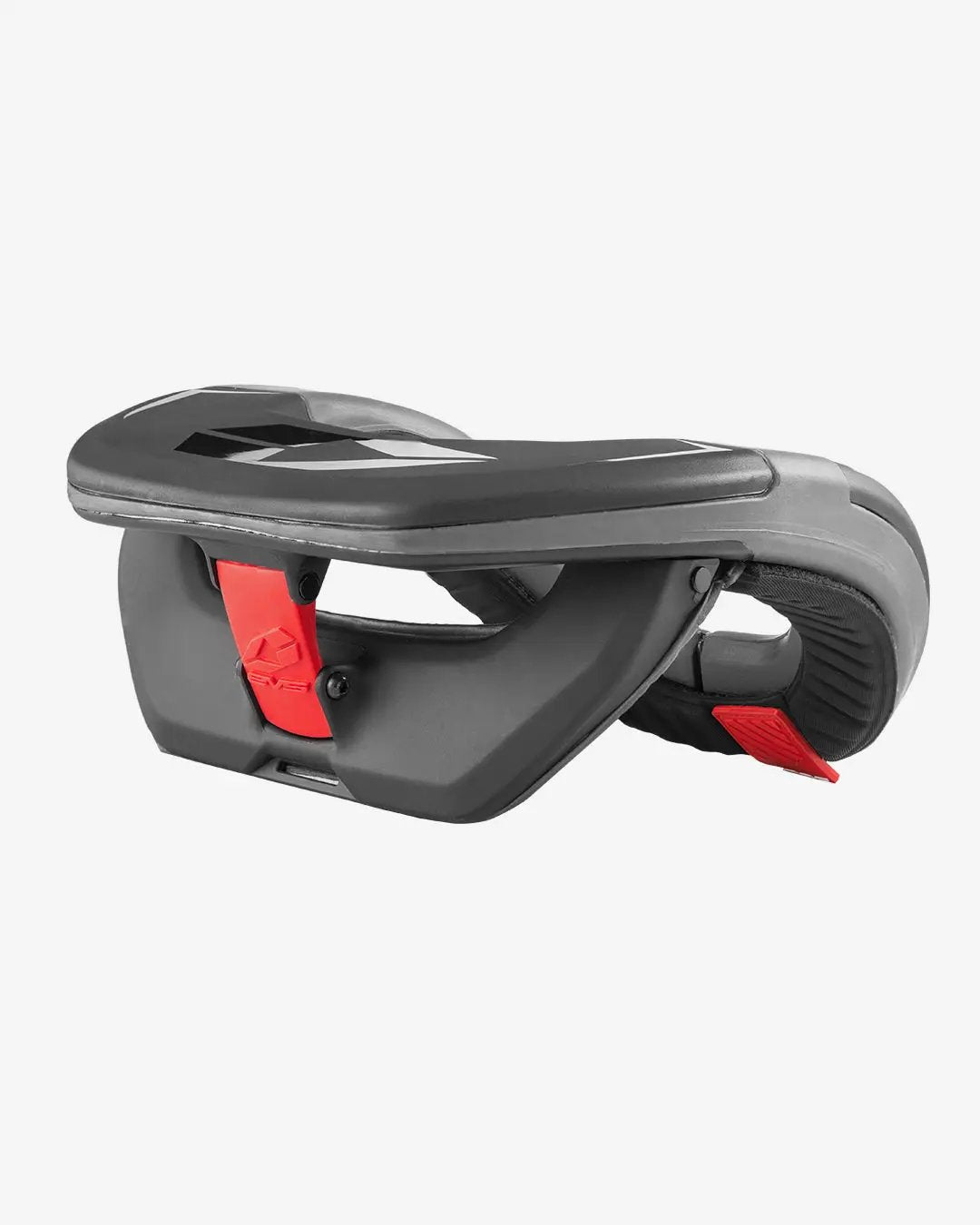 R4 Race Collar motorcycle neck brace in gray/black with red fasteners EVS Sports on Tampa Home & Garden Store