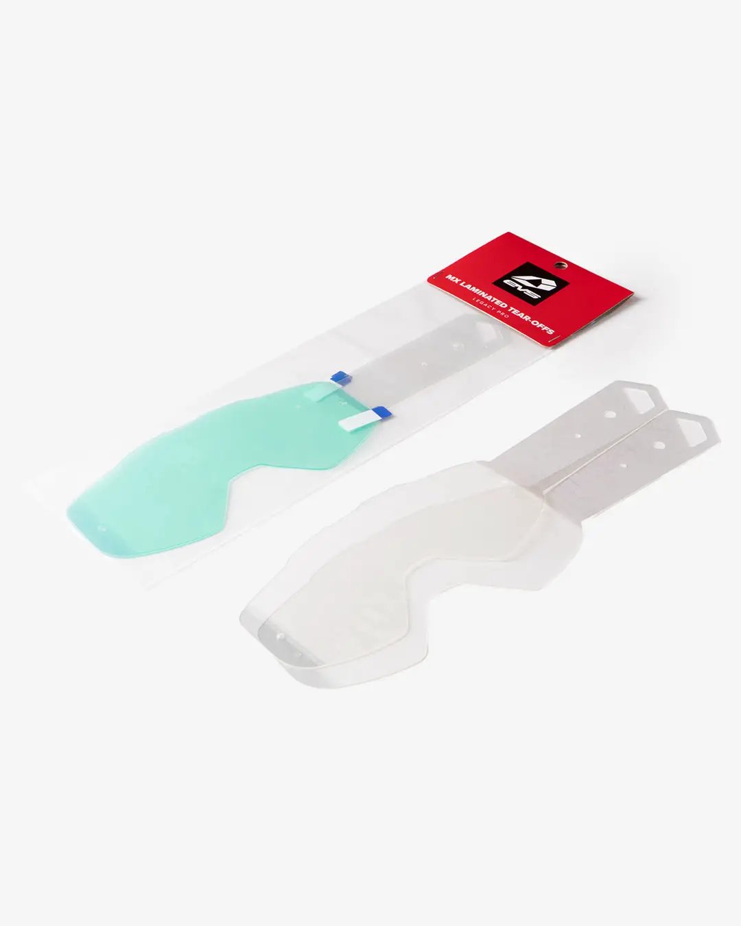 Legacy Pro laminated goggle tearoffs, set of 2 by EVS Sports with mint green tint and clear sheets on Tampa Home & Garden Store