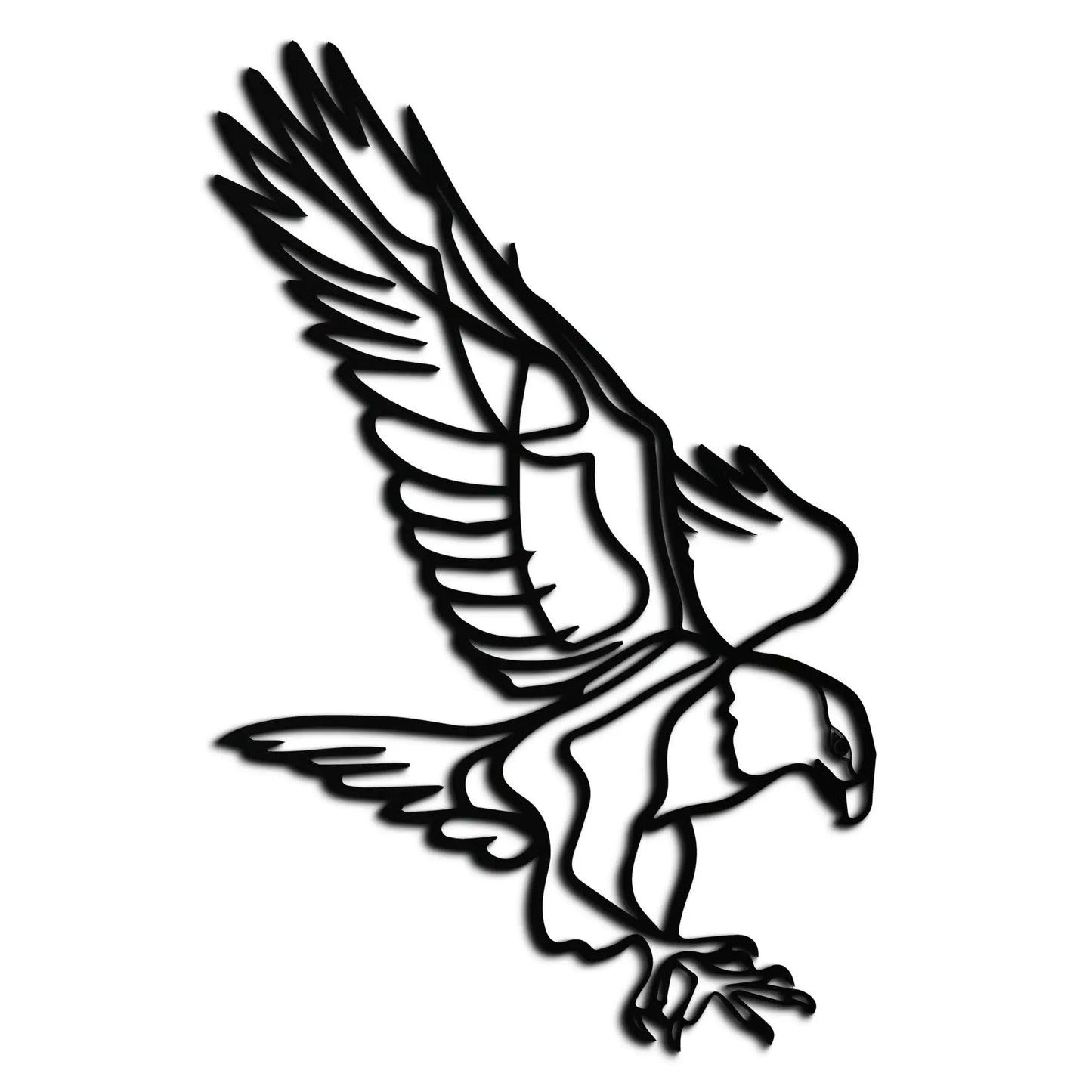 Eagle Metal Wall Art – Bold & Majestic Bird Decor - KAF271 - Tampa Home & Garden Store