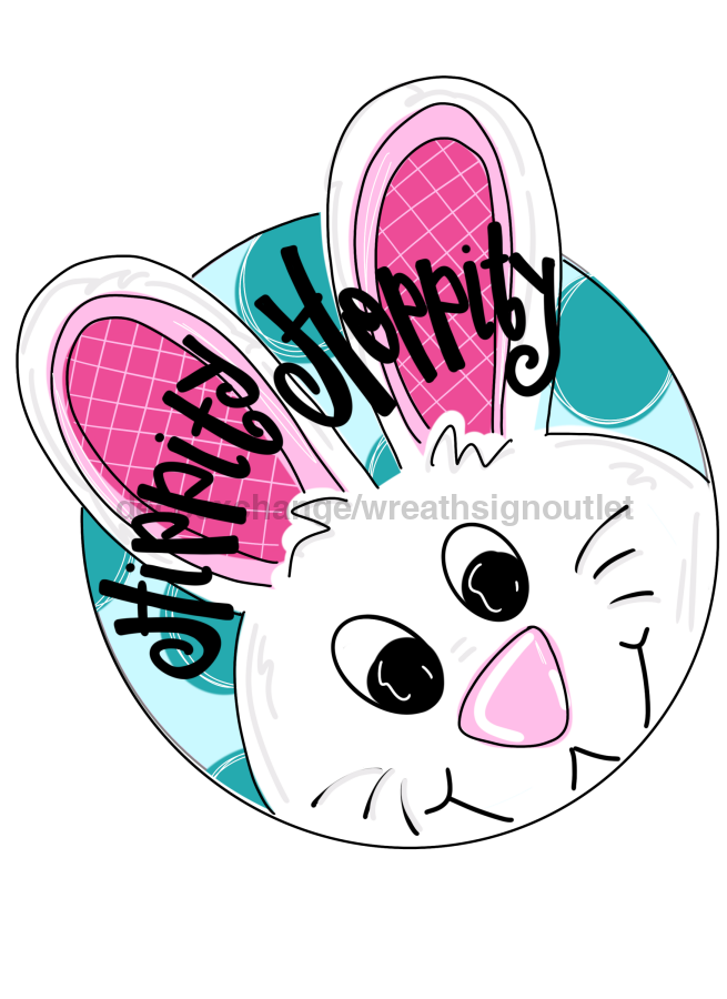 Easter Door Hanger, Bunny Door Hanger, wood sign, DECOE-W-540, 22" Door Hanger - Tampa Home & Garden Store