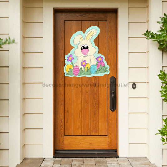 Easter Door Hanger, Cut Bow Holes, wood sign, DECOE-W-903439, 22" Door Hanger - Tampa Home & Garden Store