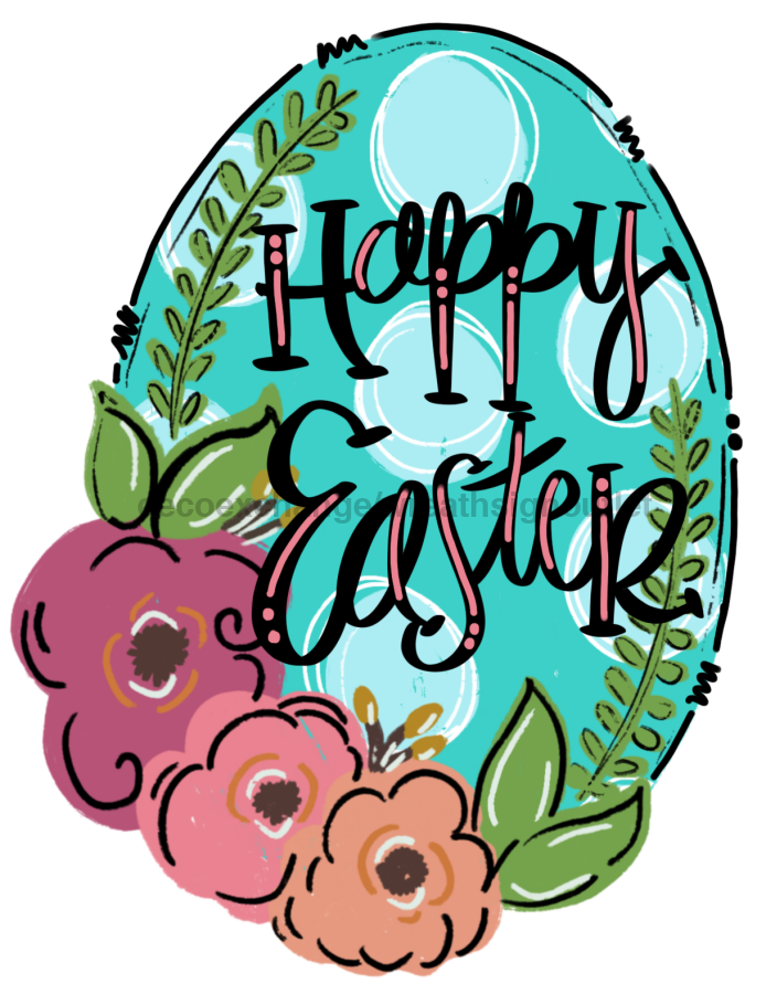 Easter Sign, wood sign, Door Hanger, DECOE-W-488, 22" Door Hanger - Tampa Home & Garden Store