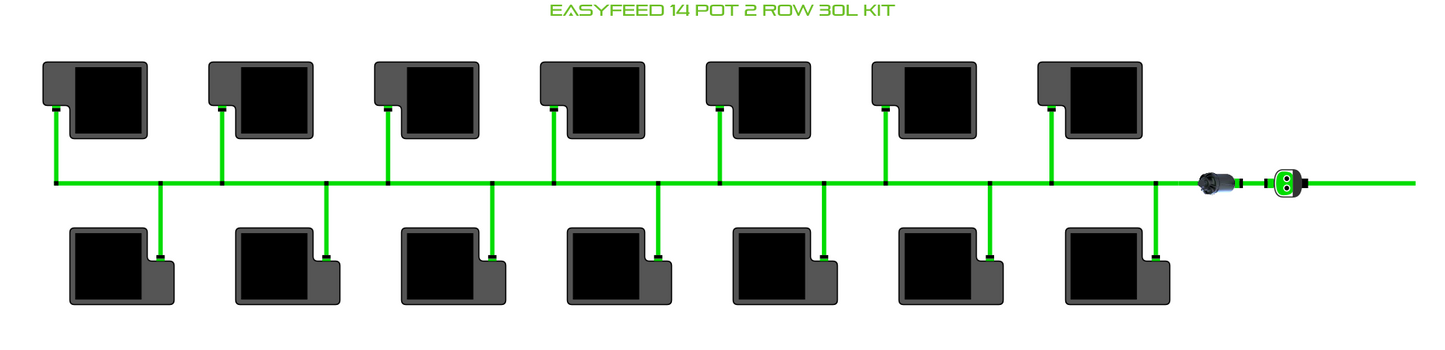 EasyFeed 14 Pot 2 Row Kit