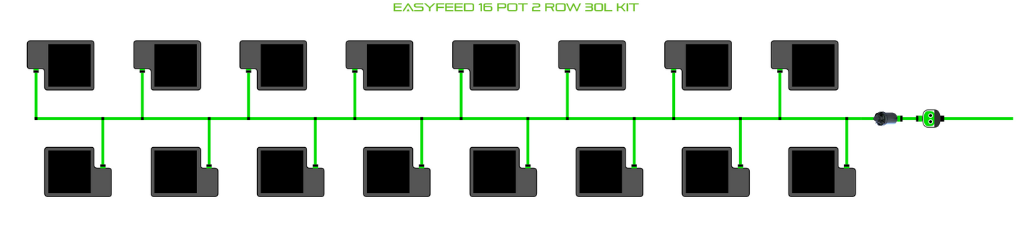 EasyFeed 16 Pot 2 Row Kit