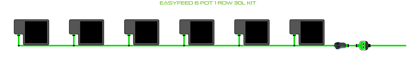 EasyFeed 6 Pot 1 Row Kit