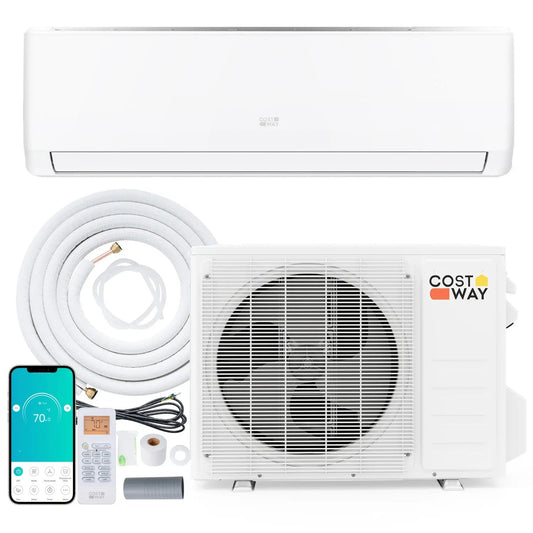 DirectDeals 18000 BTU Mini Split System with WiFi white indoor unit and outdoor condenser kit on Tampa Home & Garden Store
