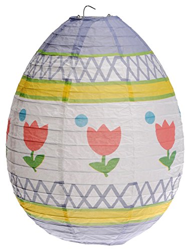 Egg Paper Lantern - Spring Floral - Tampa Home & Garden Store