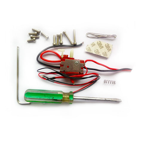 Kits for Nemo V2 Divers Edition electric switch assembly by GRIP TECH TOOLS; red wired switch on Tampa Home & Garden Store