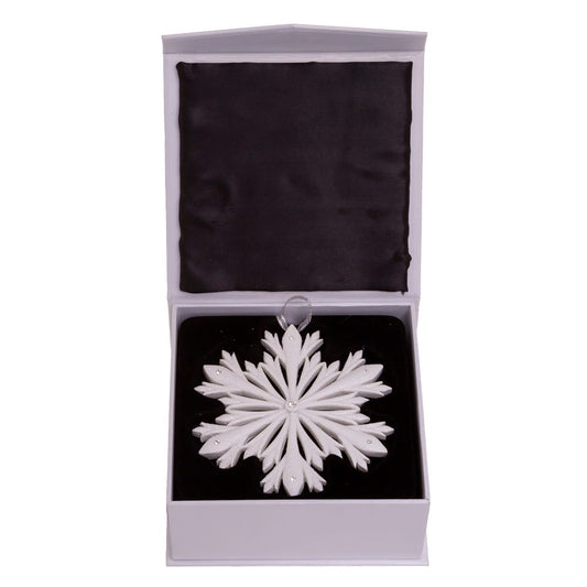 Elegant Snowflake Ornament with Swarovski Elements - Tampa Home & Garden Store