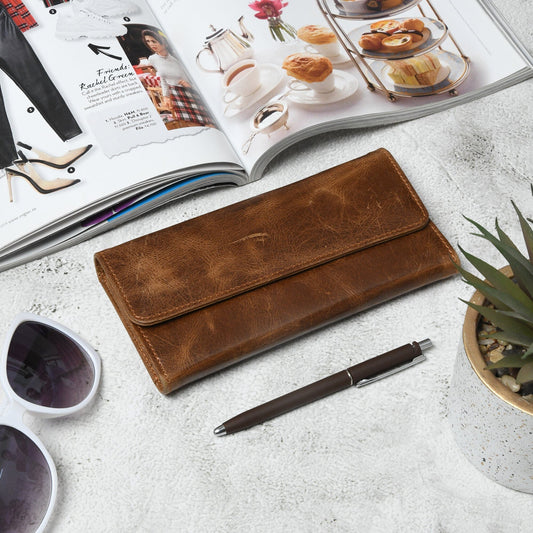 Ellison Women's Wallet- Tan Brown - Tampa Home & Garden Store