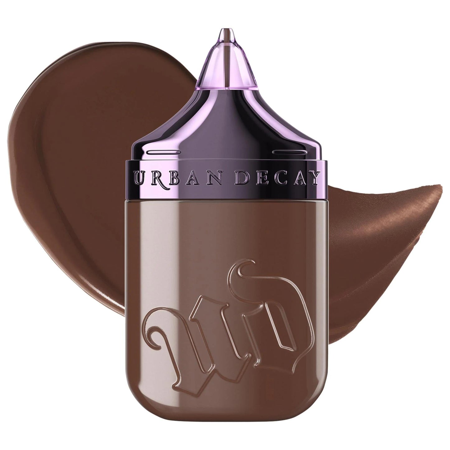 Face Bond Waterproof Foundation bottle with purple cap, brown shade, Urban Decay logo on Tampa Home & Garden Store