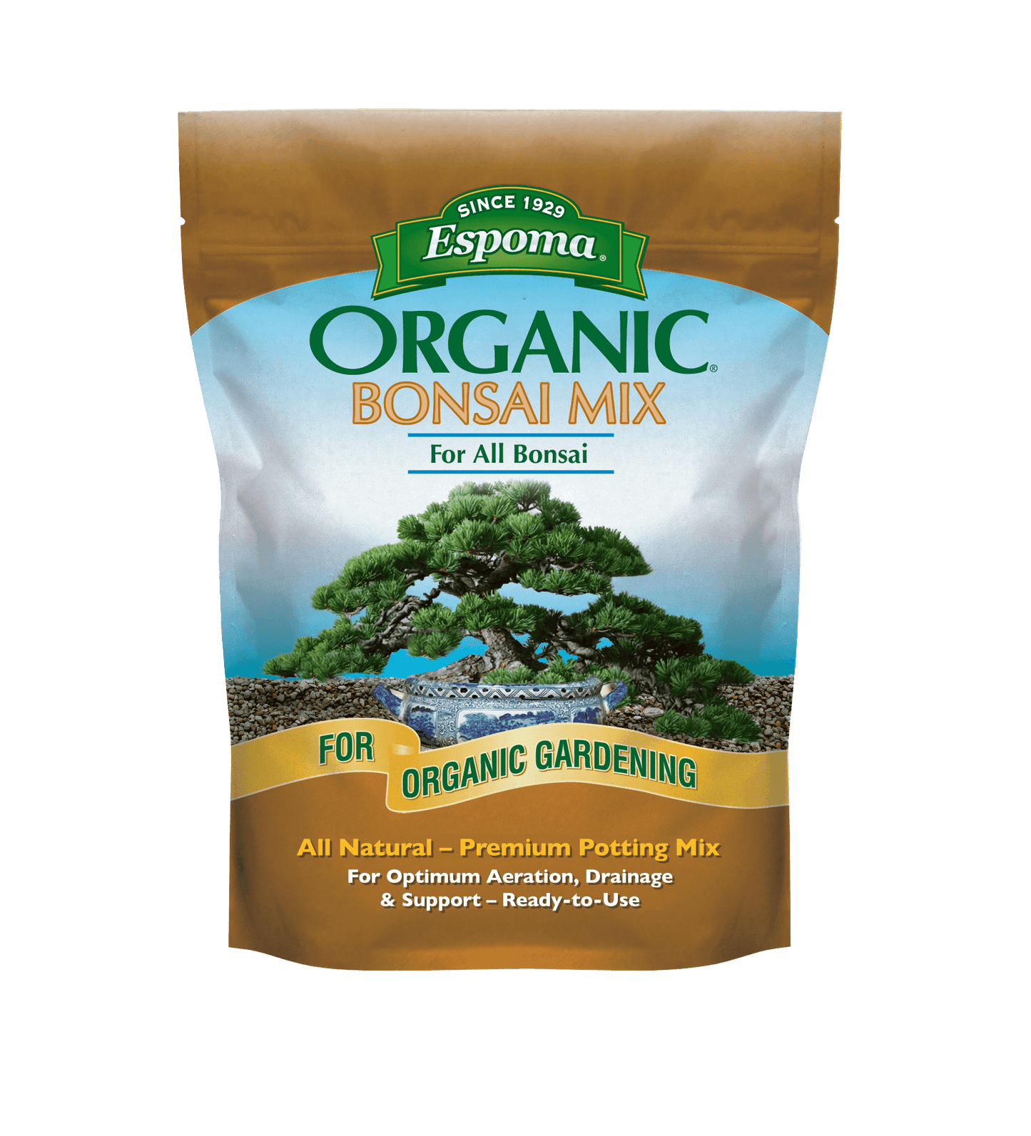 Mezcla orgánica para bonsáis Espoma (4 qt)