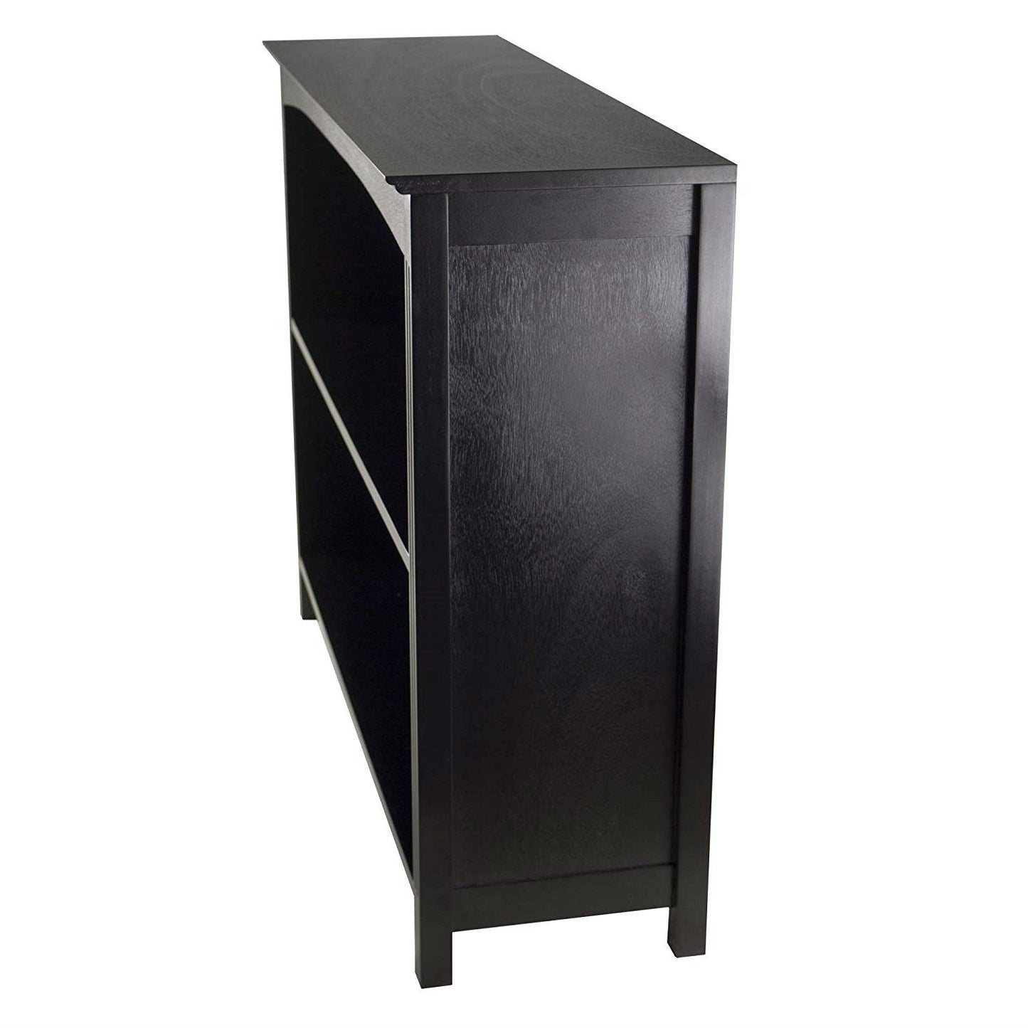 Espresso Sturdy 3 Tier Bookcase Shelf Dresser - Tampa Home & Garden Store