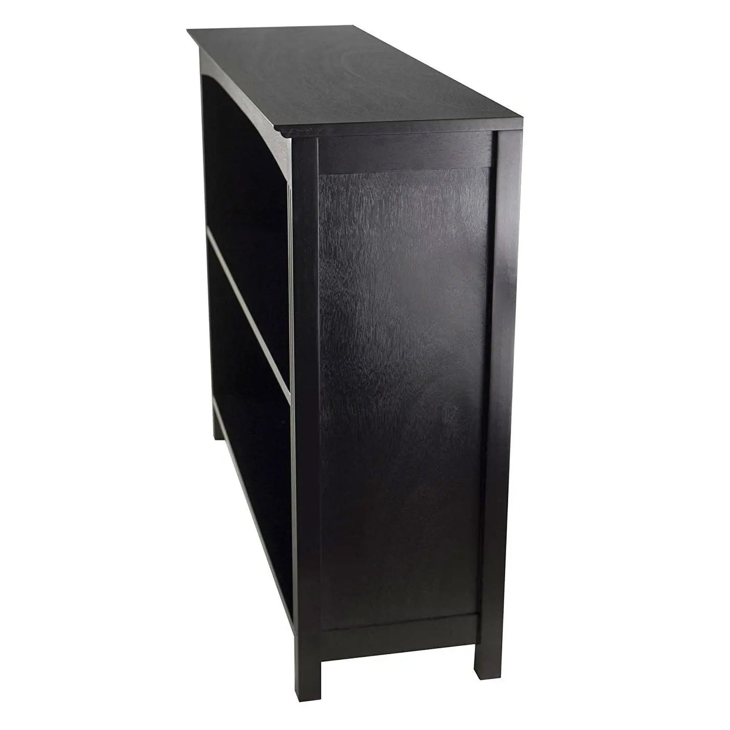 Espresso 3-tier bookcase shelf standing storage unit for living room on Tampa Home & Garden Store