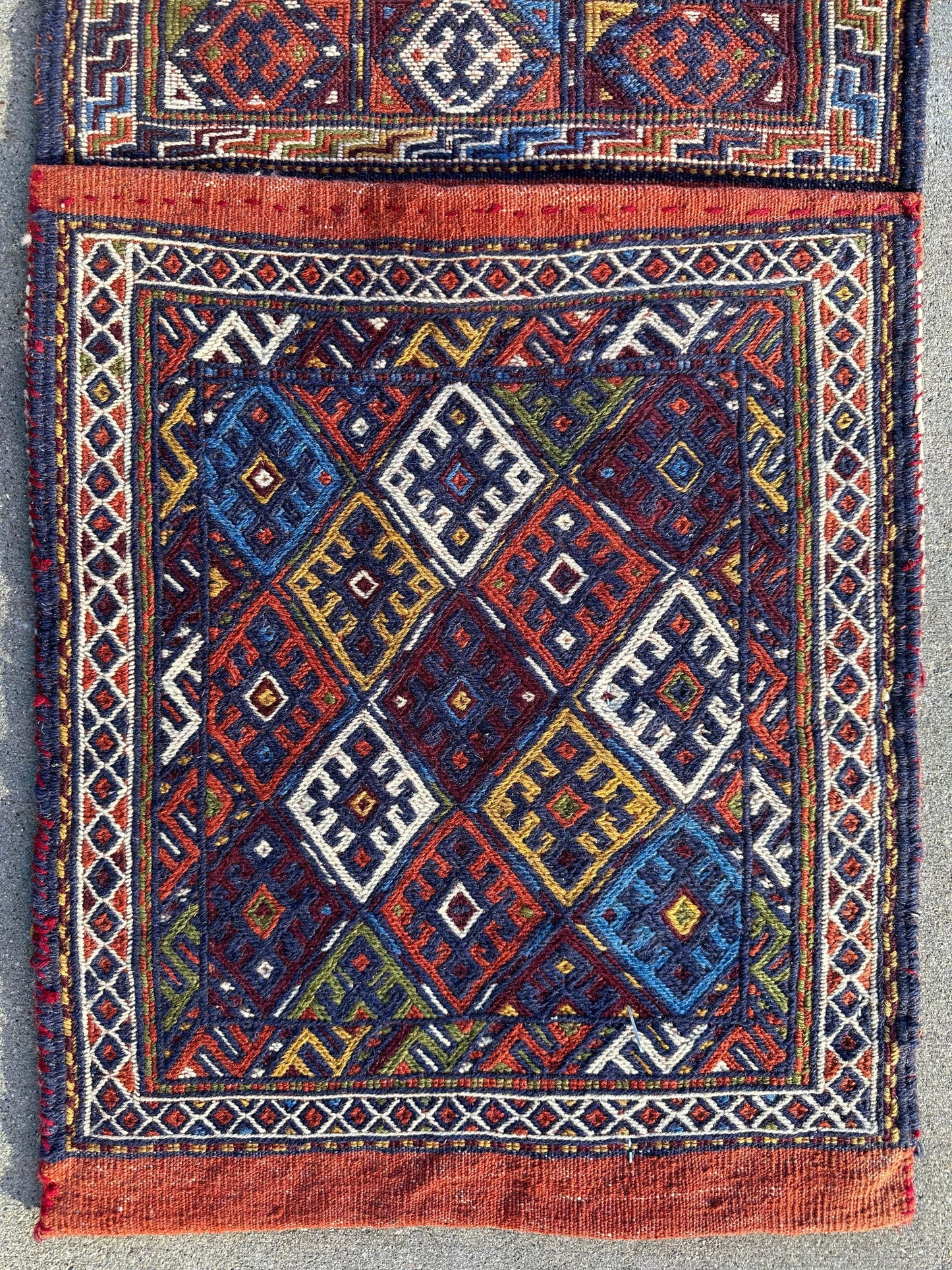 Exquisite Persian Qashqai Nomadic Vintage Khorjin ‘Saddle bag’ - Tampa Home & Garden Store
