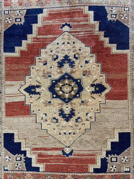 Exquisite handmade oushak rug 3'7''x5' - Tampa Home & Garden Store