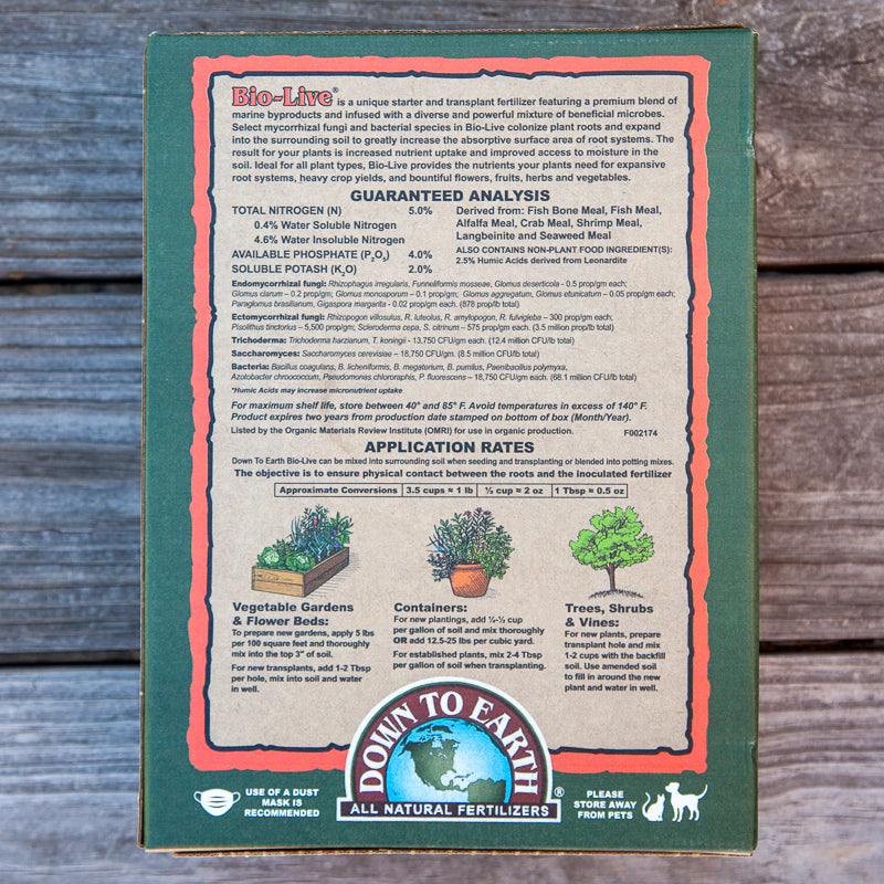 Engrais Bio-Live 5-4-2 (5 lb)