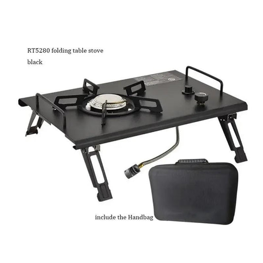 Foldable camping gas stove 4000W stainless steel portable stove with carrying bag on Tampa Home & Garden Store