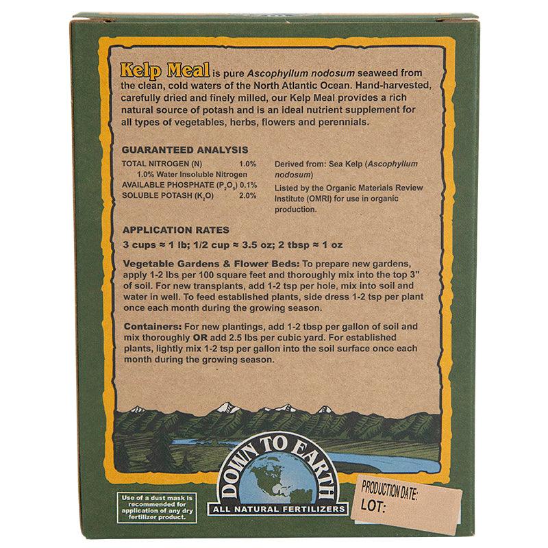 Farine d'algues 1-0,1-2 (boîte de 0,5 lb)